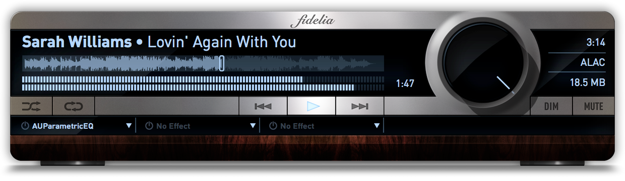 Playing my new album